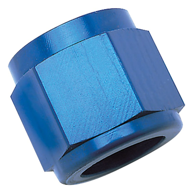Russell Performance -10 AN Tube Nuts 5/8in dia. (Blue) (1 pc.) Hardware - Singles Russell