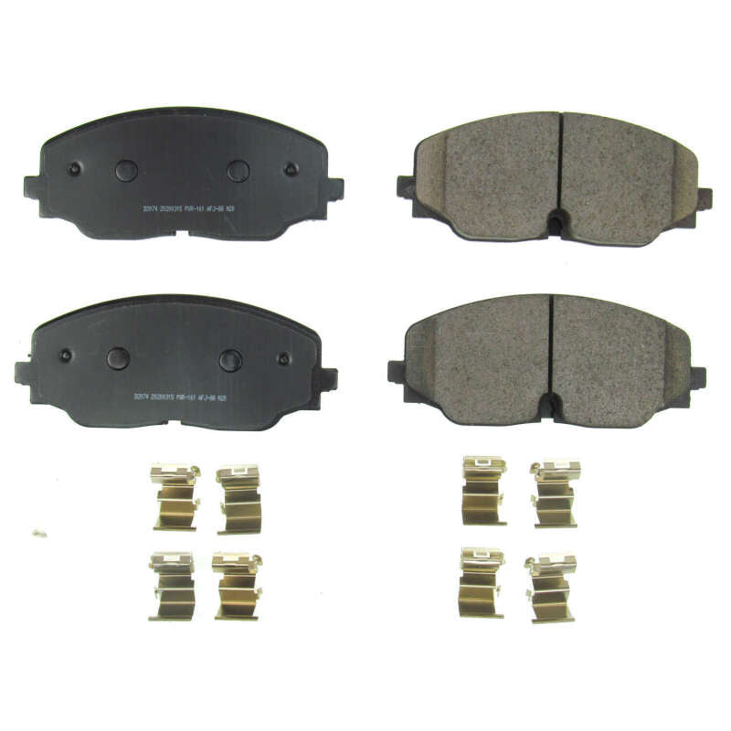 Power Stop 18-19 Volkswagen Atlas Front Z17 Evolution Ceramic Brake Pads w/Hardware Brake Pads - OE PowerStop