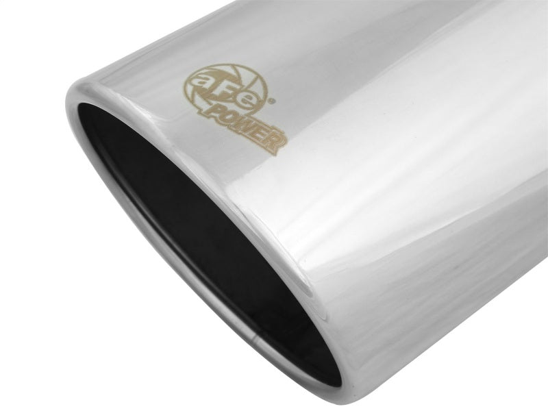 aFe Universal Bolt On Exhaust Tip Polished 5in Inlet x 6in Outlet x 12in Long Catback aFe