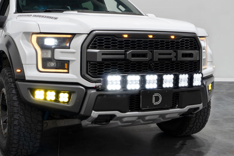 Diode Dynamics 17-20 Ford Raptor SS5 Grille Mount Bracket Kit Light Mounts Diode Dynamics