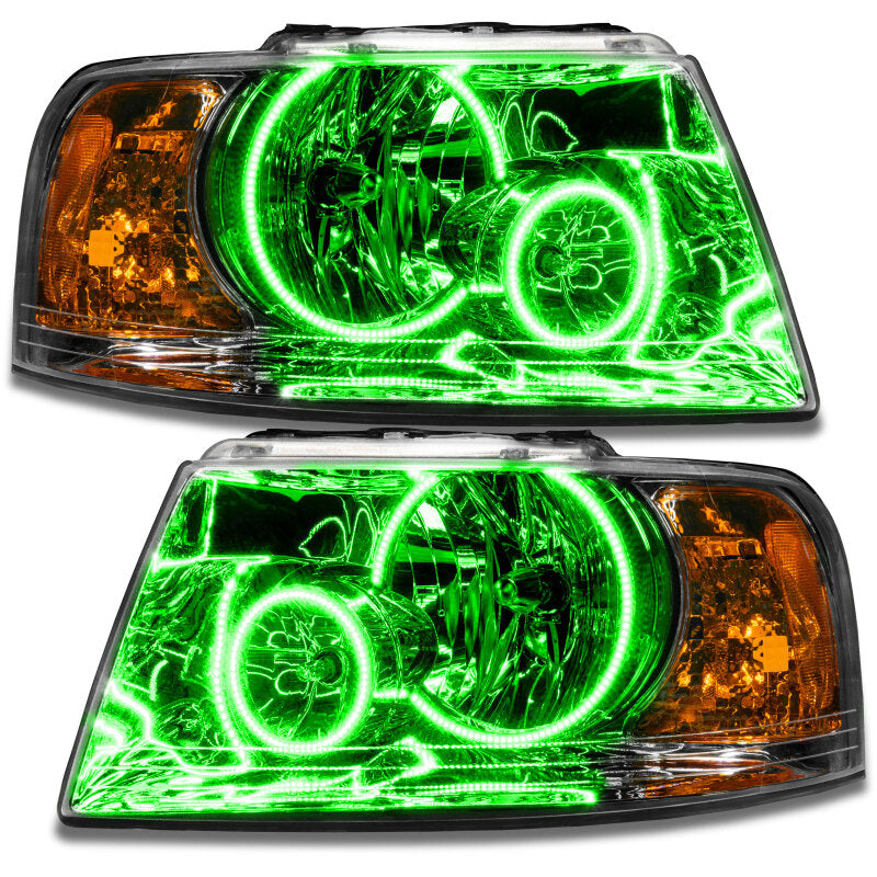 Oracle 03-06 Ford Expedition SMD HL - Chrome - ColorSHIFT w/ 2.0 Controller Headlights ORACLE Lighting