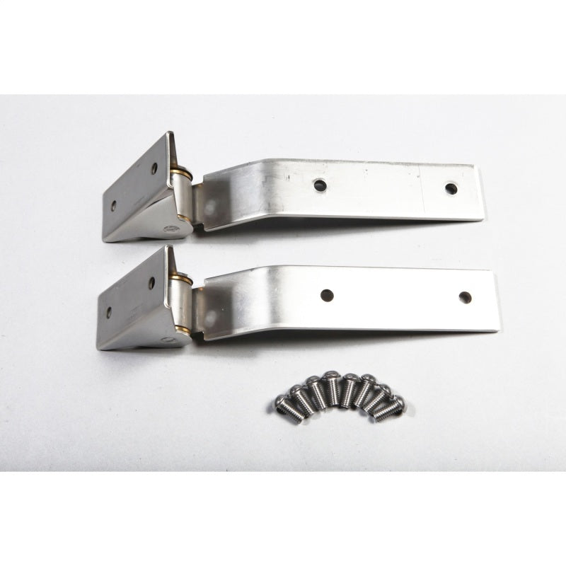 Rugged Ridge 87-95 Jeep Wrangler YJ Stainless Steel Tailgate Hinges Tailgate Accessories Rugged Ridge