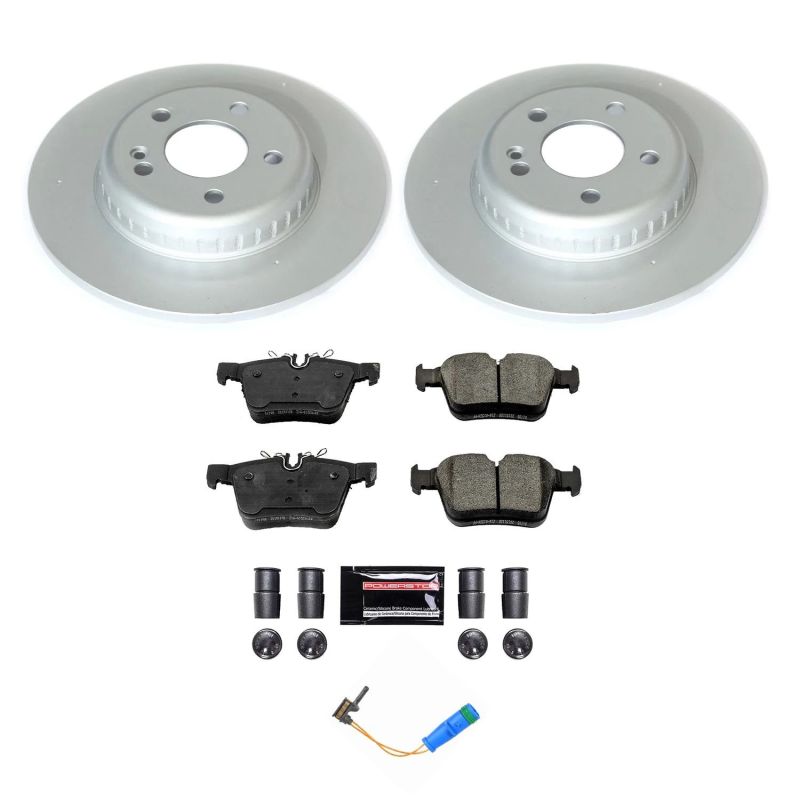 Power Stop 17-18 Mercedes-Benz C300 Rear Z17 Evolution Geomet Coated Brake Kit Brake Kits - Performance Blank PowerStop