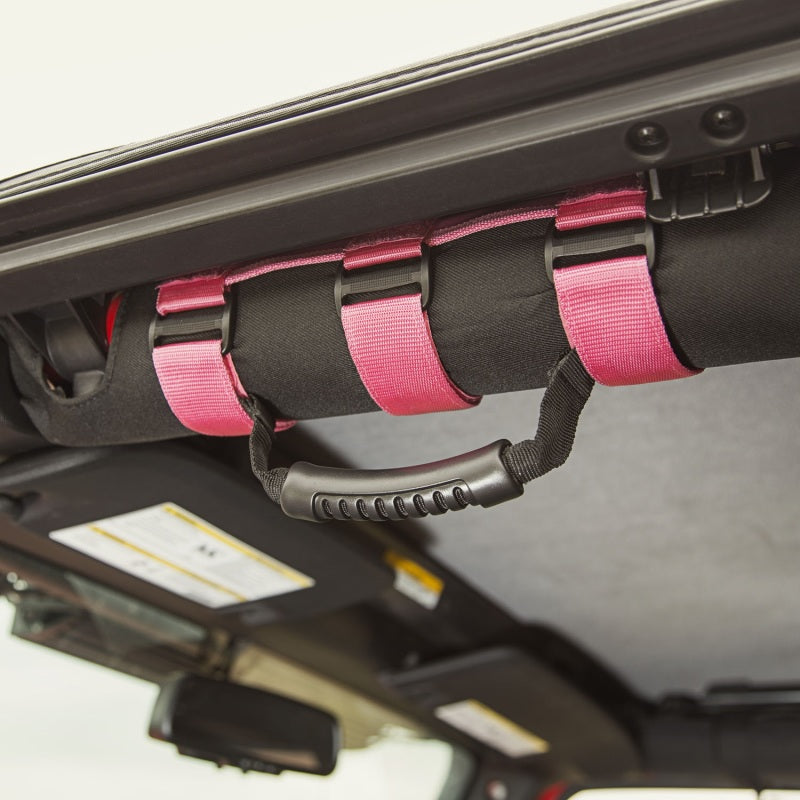 Rugged Ridge Ultimate Grab Handles Pink 55-20 CJ/Jeep Wrangler /JT Dash & Interior Trim Rugged Ridge