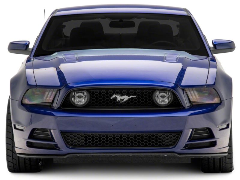Raxiom 13-14 Ford Mustang LED Projector Headlights SEQL Turn Signals- Blk Housing (Clear Lens) Headlights Raxiom