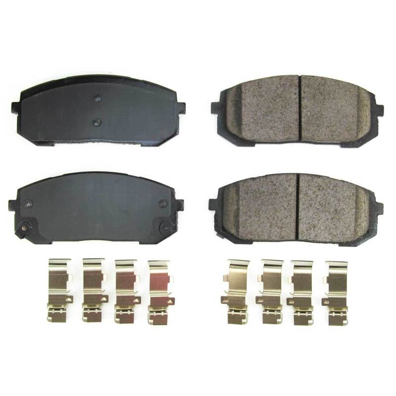 Power Stop 20-21 Hyundai Sonata Front Z17 Evo Ceramic Brake Pads w/Hardware Brake Pads - OE PowerStop