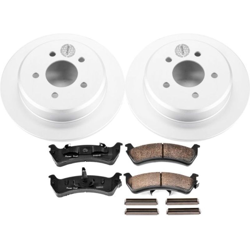 Power Stop 95-01 Ford Explorer Rear Z17 Evolution Geomet Coated Brake Kit Brake Kits - Performance Blank PowerStop