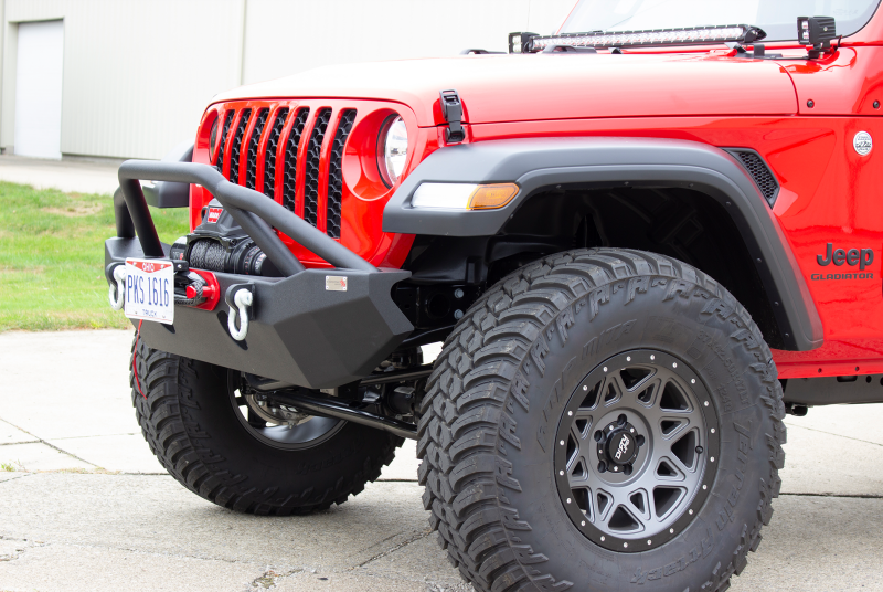 Fishbone Offroad 2018+ Jeep Wrangler JL - Black Aluminum Hawse Fairlead License Plate Mount License Frame Fishbone Offroad