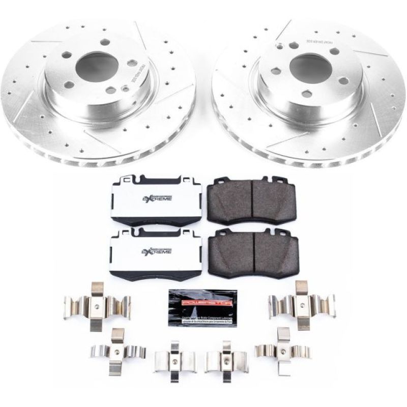 Power Stop 03-06 Mercedes-Benz SL500 Front Z26 Street Warrior Brake Kit Brake Kits - Performance D&S PowerStop