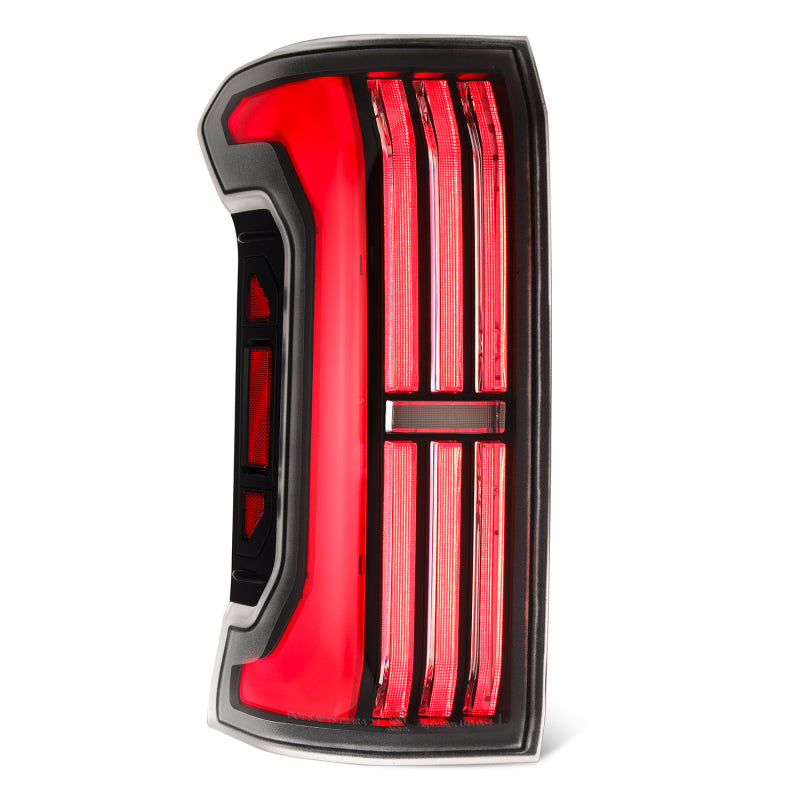 AlphaRex 24-25 Toyota Tacoma NOVA-Series LED Prismatic Tail Lights - Black Red Tail Lights AlphaRex