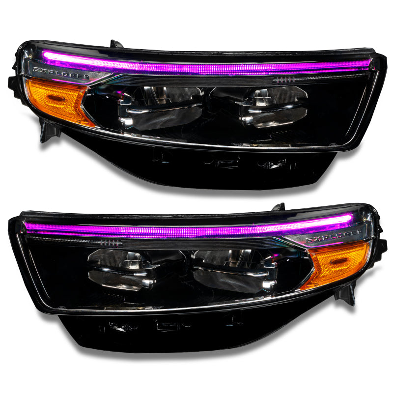 Oracle 20-22 Ford Explorer Dynamic RGB Headlight DRL Kit - - w/ 2.0 Controller Headlights ORACLE Lighting