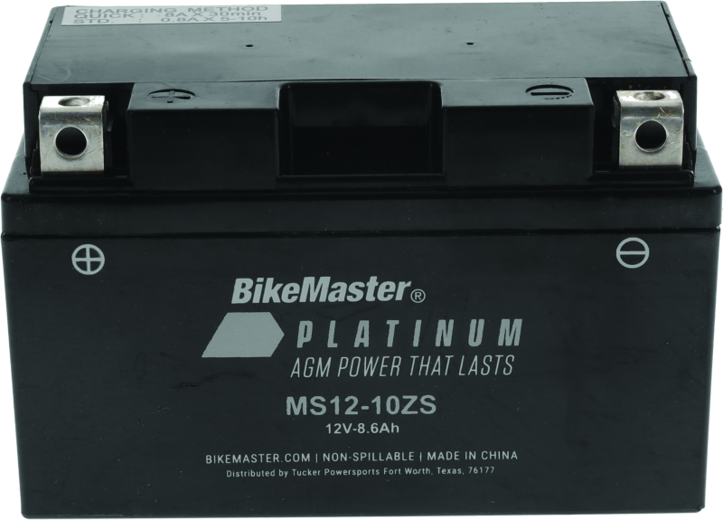 BikeMaster AGM Battery - MS12-10ZS Batteries BikeMaster