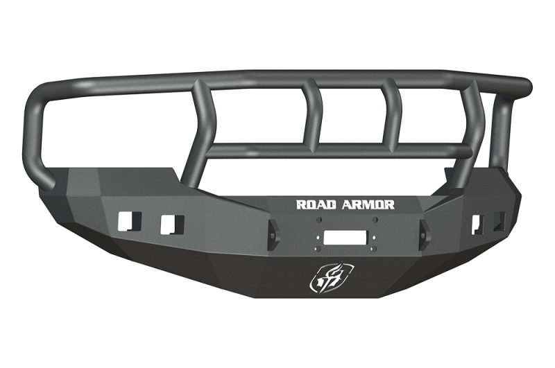 Road Armor 05-07 Ford F-250 Stealth Front Winch Bumper w/Titan II Guard Wide Flare - Tex Blk Bumpers - Steel Road Armor