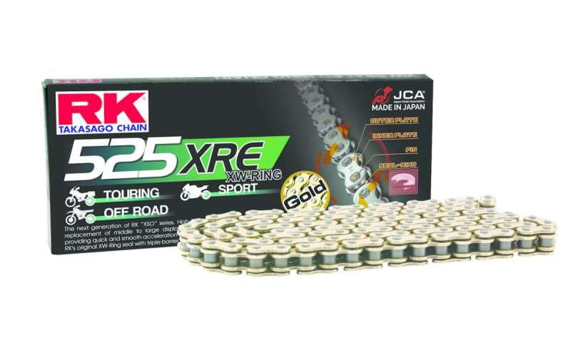 RK Chain GB525XRE-130L XW-Ring - Gold Chains RK Chain