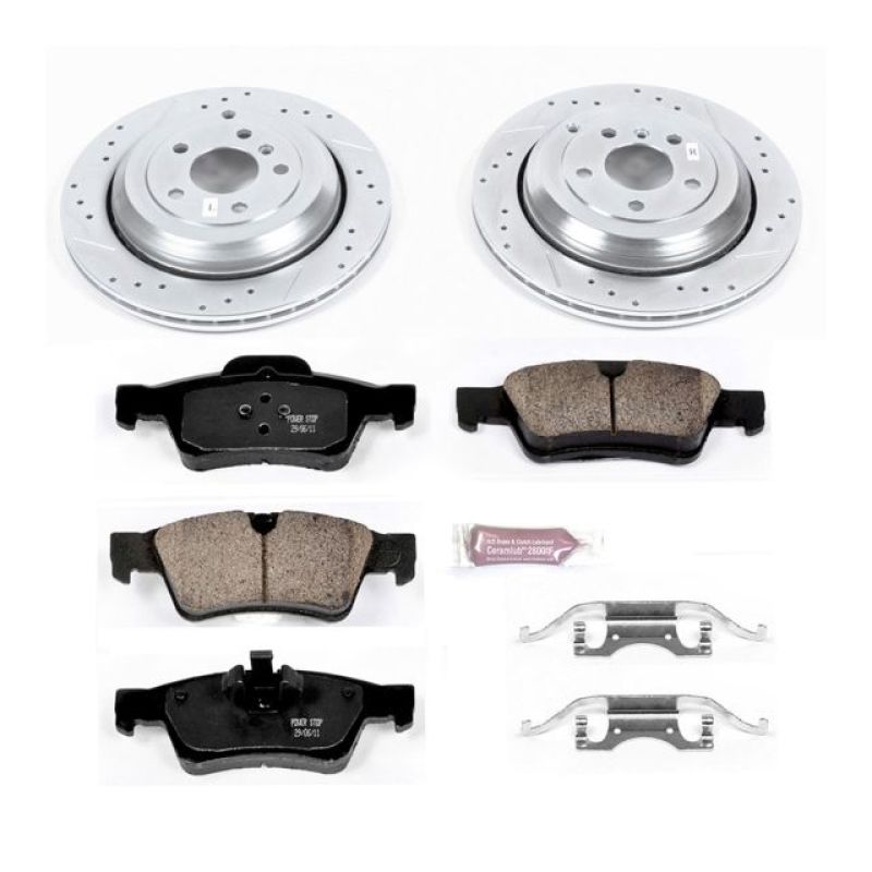 Power Stop 05-06 Mercedes-Benz G55 AMG Rear Z23 Evolution Sport Brake Kit Brake Kits - Performance D&S PowerStop