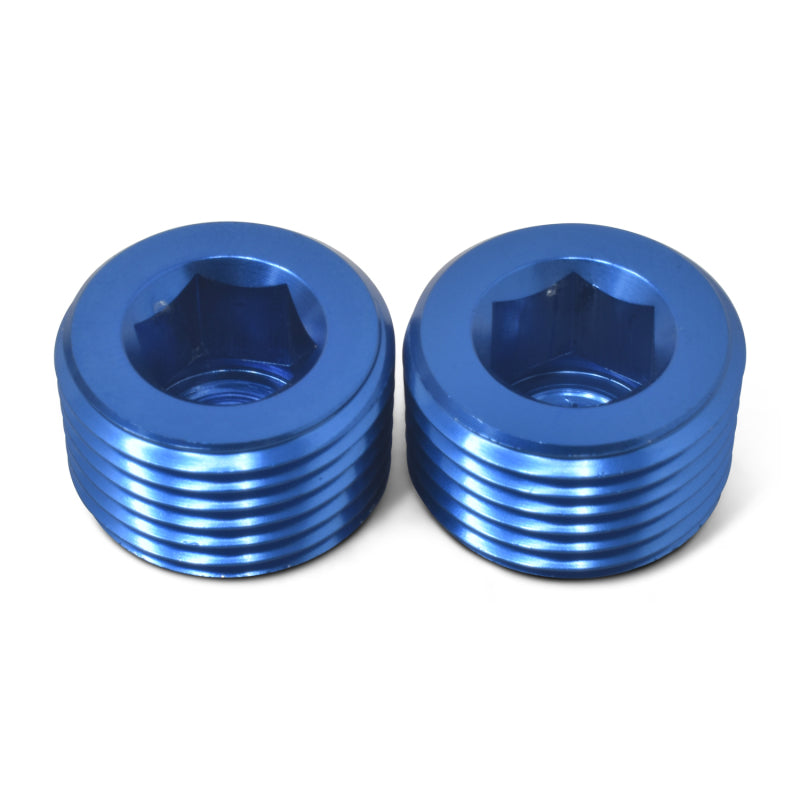 Russell Performance 1/4in Allen Socket Pipe Plug (Blue) Fittings Russell