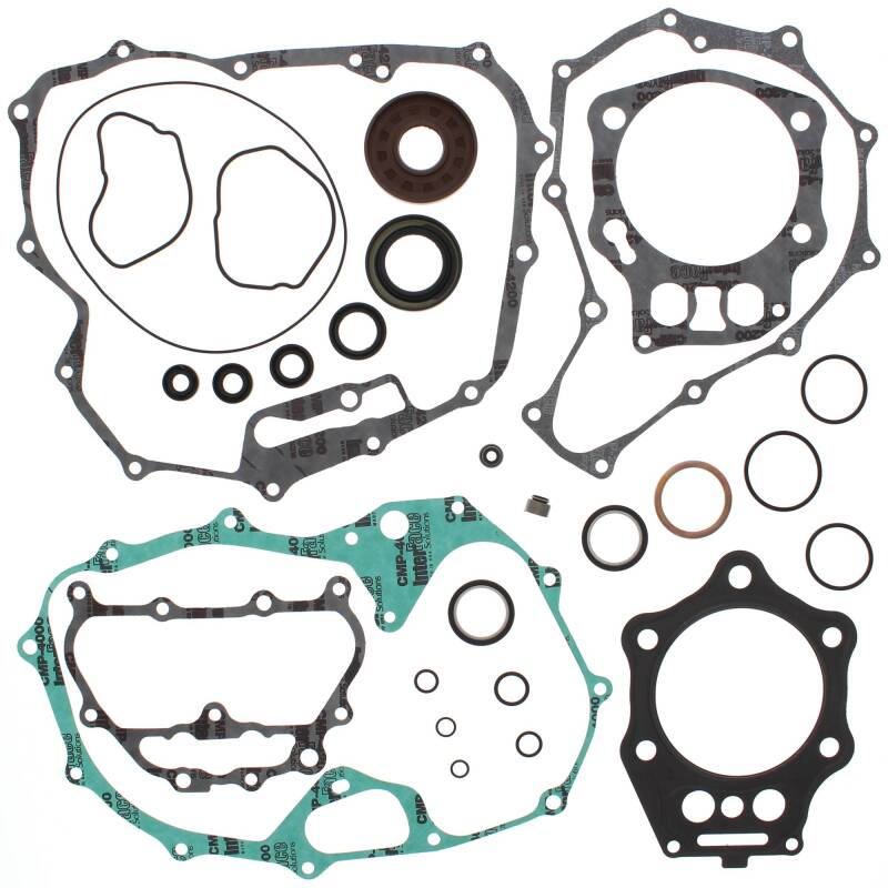 Vertex Gaskets 05-11 Honda TRX500FE Complete Gasket Kit w/ Oil Seals Engine Hardware Vertex Pistons