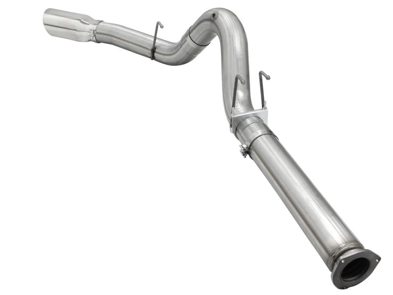 aFe Atlas Exhausts 5in DPF-Back Aluminized Steel Exhaust 2015 Ford Diesel V8 6.7L (td) Polished Tip DPF Back aFe