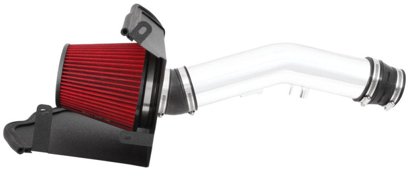 Spectre 10-18 Toyota FJ 10-15 4Runner V6-4.0L F/I Air Intake Kit - Polished w/Red Filter Cold Air Intakes Spectre