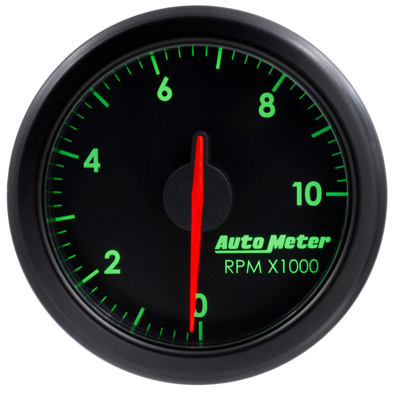Autometer Airdrive 2-1/6in Tachometer Gauge 0-10K RMP - Black Gauges AutoMeter