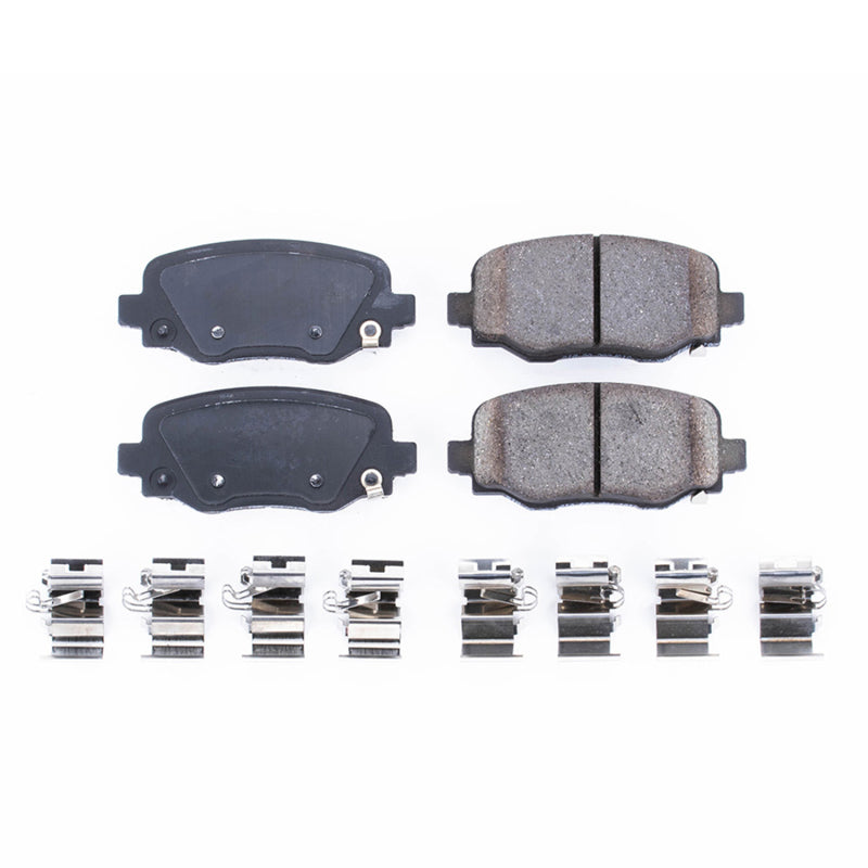 Power Stop 15-17 Chrysler 200 Rear Z17 Evolution Ceramic Brake Pads w/Hardware Brake Pads - OE PowerStop