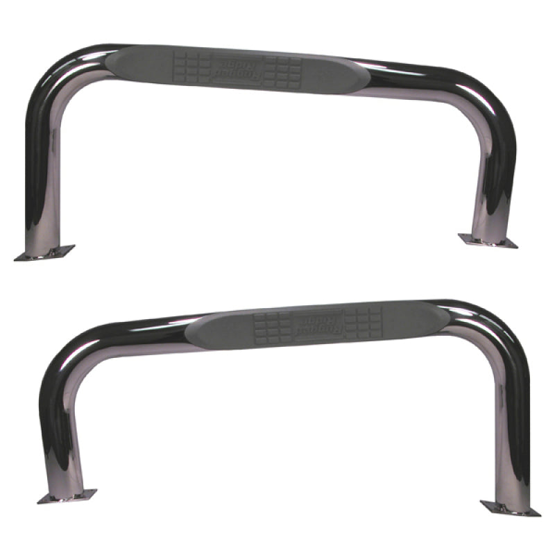 Rugged Ridge Nerf Bars Stainless Steel 76-83 Jeep CJ Nerf Bars Rugged Ridge