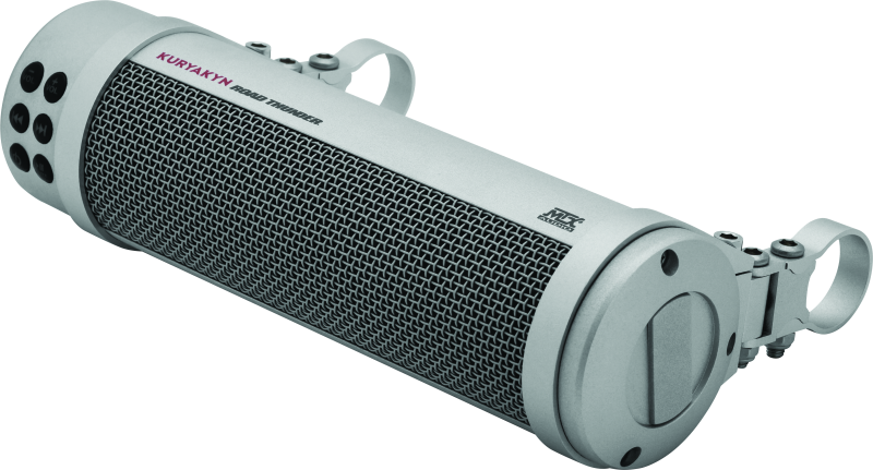 Kuryakyn Road Thunder Plus Sound Bar Satin Silver Audio Kuryakyn