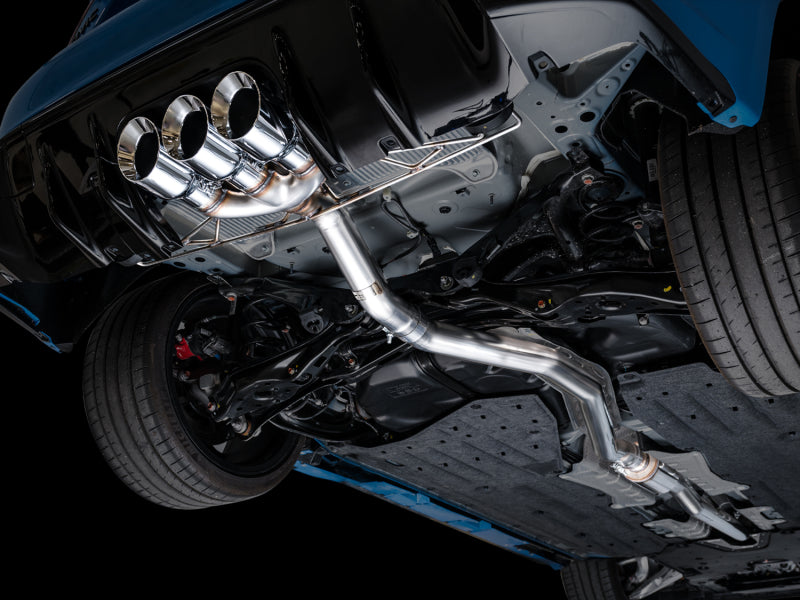AWE Tuning 2023 Honda Civic Type R FL5 Track Edition Exhaust w/ Triple Chrome Silver Tips Catback AWE Tuning