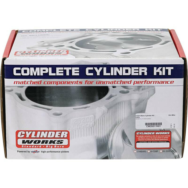 Cylinder Works 05-21 Yamaha YZ 125 125cc Standard Bore Cylinder Kit Cylinder Kits Cylinder Works