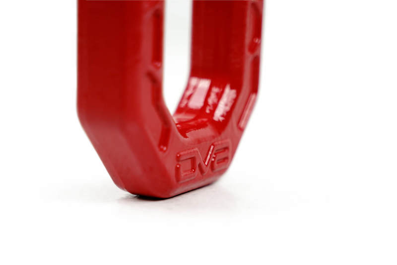 DV8 Offroad Elite Series D-Ring Shackles - Pair (Red) Bumper Accessories DV8 Offroad