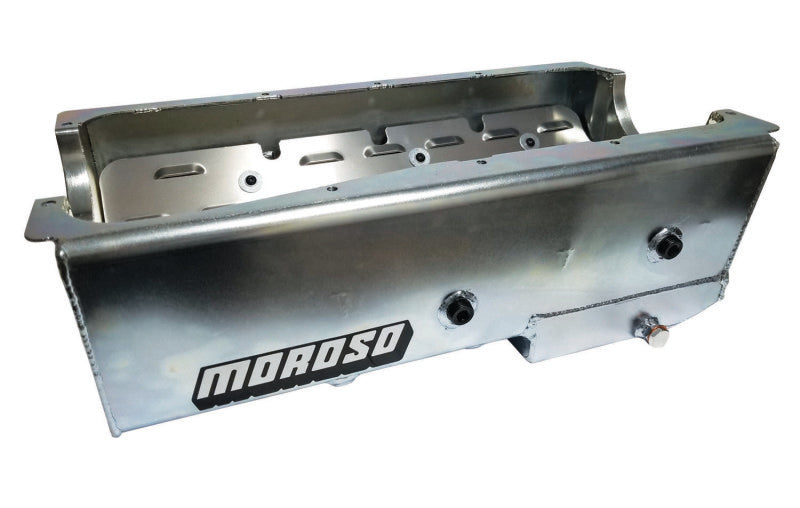 Moroso Ford 429-460 (w/Box Sump) Drag Race Wet Sump 9qt 7-7/8in Steel Oil Pan Oil Pans Moroso