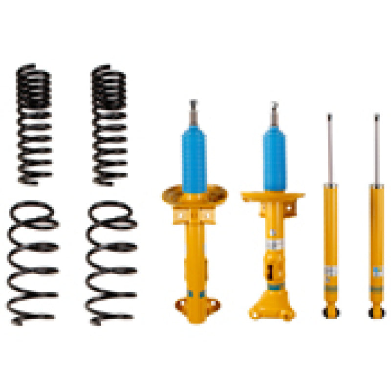 Bilstein B12 2008 Mercedes-Benz C300 Base Front and Rear Suspension Kit Shock & Spring Kits Bilstein