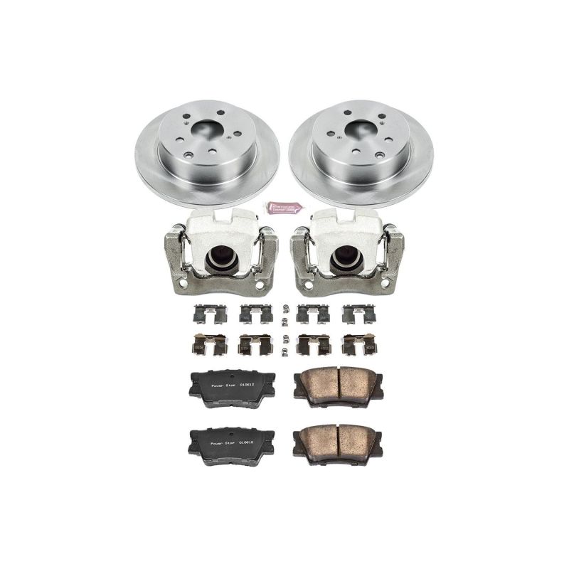 Power Stop 10-12 Lexus HS250h Rear Autospecialty Brake Kit w/Calipers Brake Kits - OE PowerStop