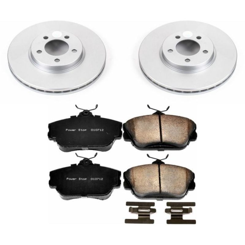 Power Stop 96-99 Ford Taurus Front Z17 Evolution Geomet Coated Brake Kit Brake Kits - Performance Blank PowerStop