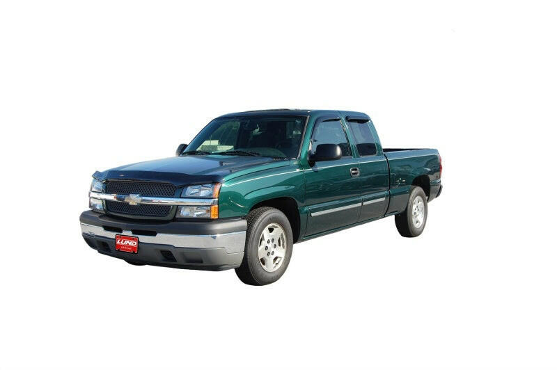 AVS 99-07 Chevy Silverado 1500 Ext. Cab Ventvisor Outside Mount Window Deflectors 4pc - Smoke Wind Deflectors AVS