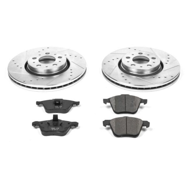 Power Stop 08-09 Volvo S60 Front Z23 Evolution Sport Brake Kit Brake Kits - Performance D&S PowerStop