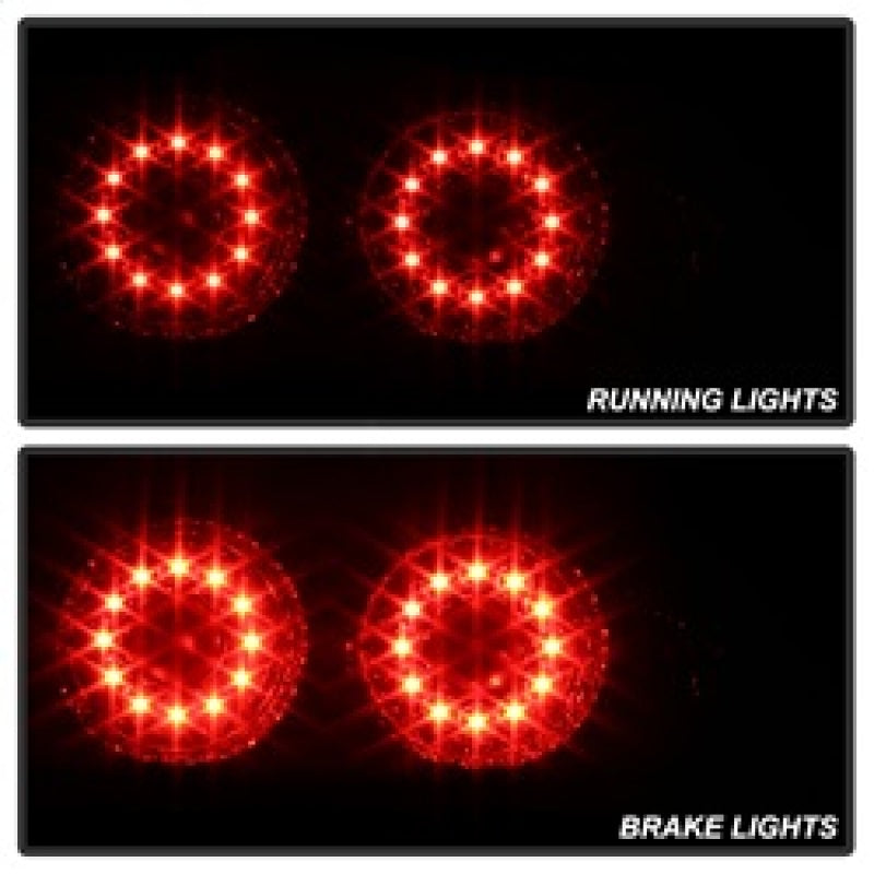 Spyder Acura RSX 02-04 LED Tail Lights Red Clear ALT-YD-ARSX02-LED-RC Tail Lights SPYDER