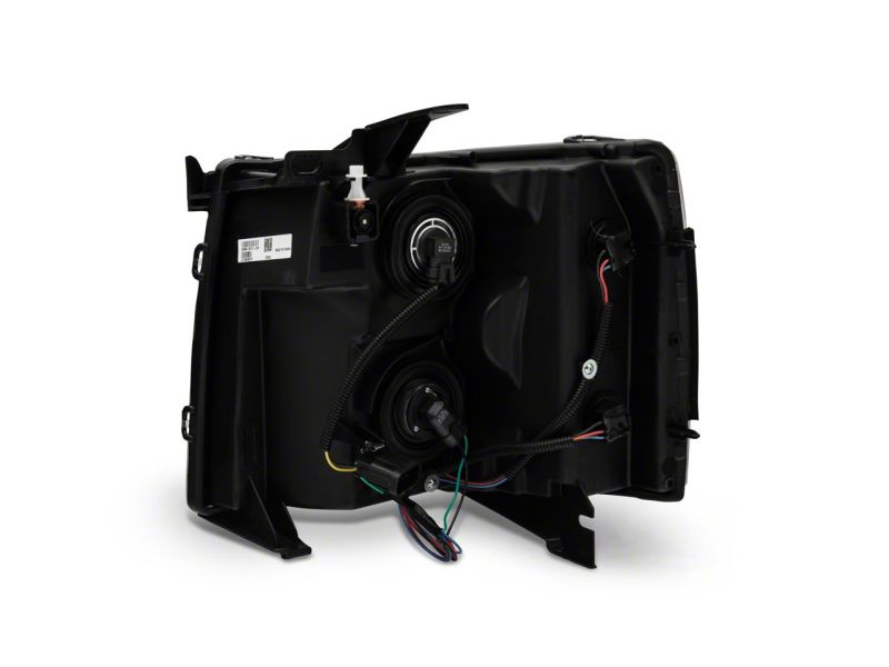 Raxiom 07-13 Chevrolet Silverado 1500 Euro Headlights- Black Housing (Clear Lens) Headlights Raxiom