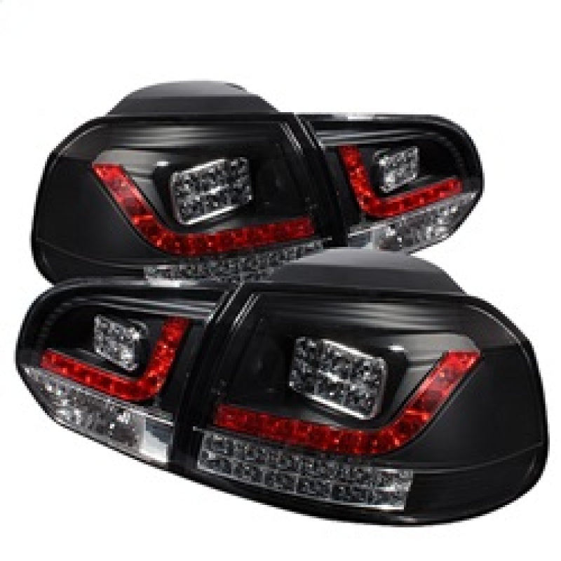 Spyder Volkswagen Golf/GTI 10-13 LED Tail Lights Black ALT-YD-VG10-LED-BK Tail Lights SPYDER