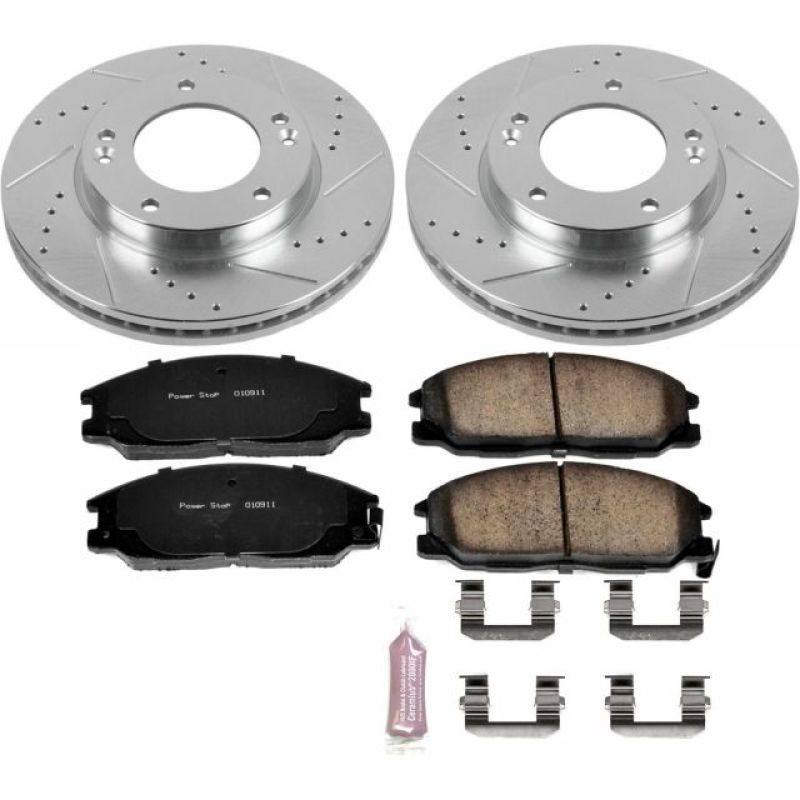 Power Stop 07-09 Kia Sorento Front Z23 Evolution Sport Brake Kit Brake Kits - Performance D&S PowerStop
