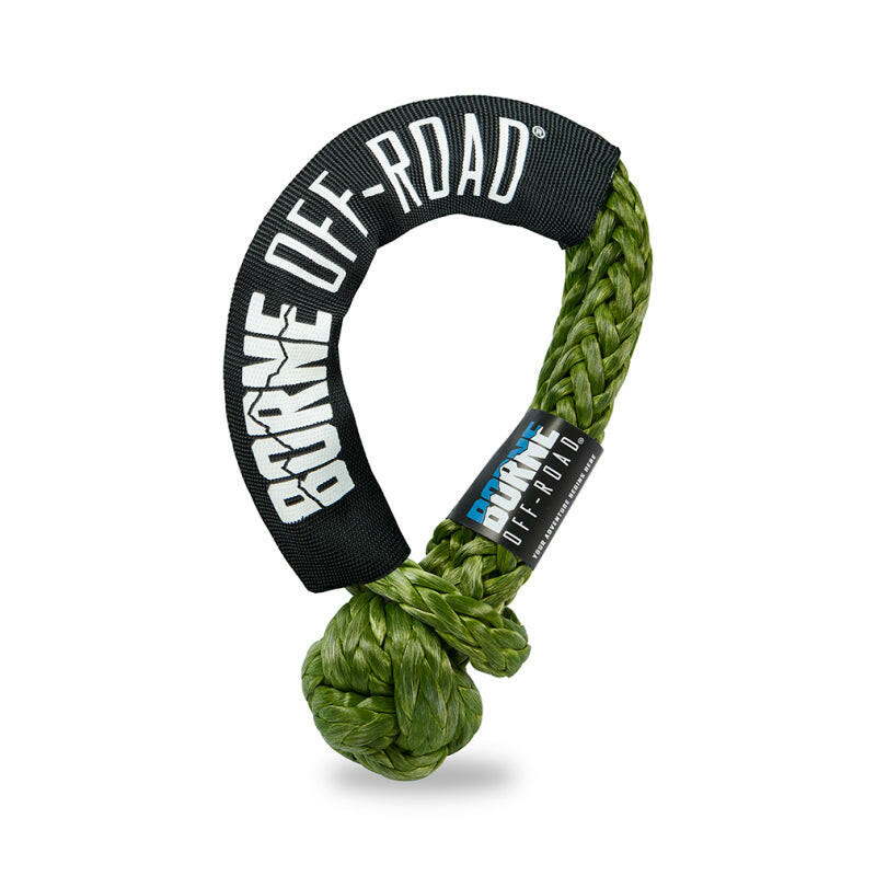 Borne Off-Road 7/16in X 20in Soft Shackle Army Green Tow Straps Borne Off-Road