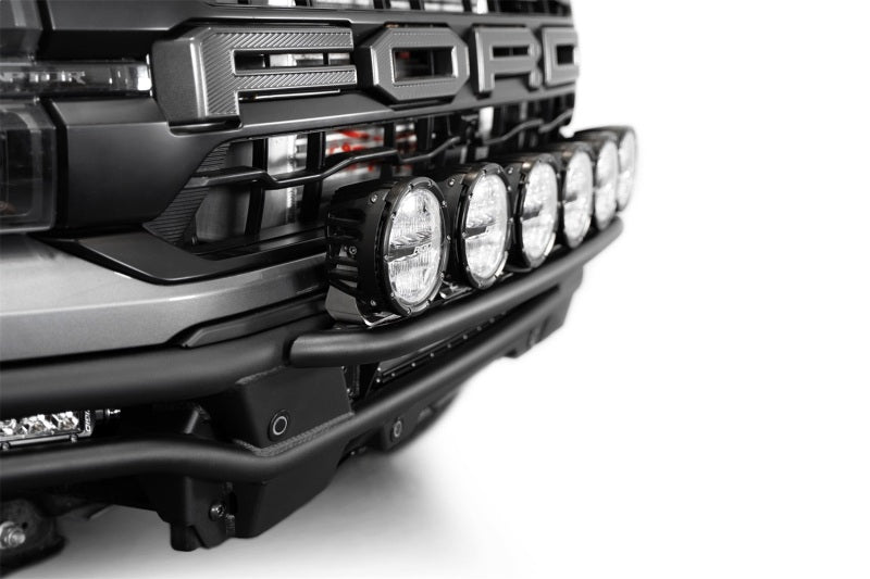 Addictive Desert Designs 2021-2024 Ford F-150 Raptor Race Series Front Bumper Light Hoop Light Mounts Addictive Desert Designs