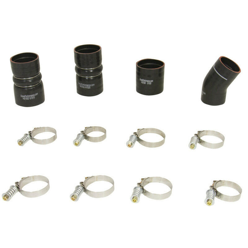 BD Diesel Intercooler Hose & Clamp Kit - 2003-2007 Ford 6.0L PowerStroke Intercooler Pipe Kits BD Diesel
