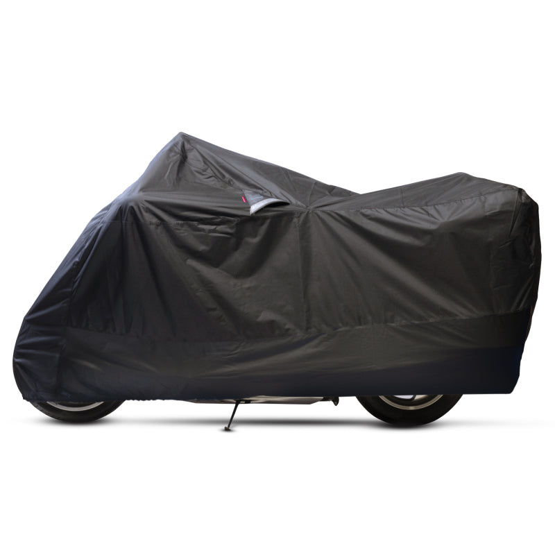 Dowco Touring (Large) WeatherAll Plus EZ Zip Motorcycle Cover Black - 3XL Bike Covers Dowco