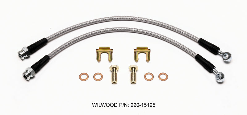 Wilwood Flexline Kit Rear C6 Corvette (non-Z06) Brake Line Kits Wilwood