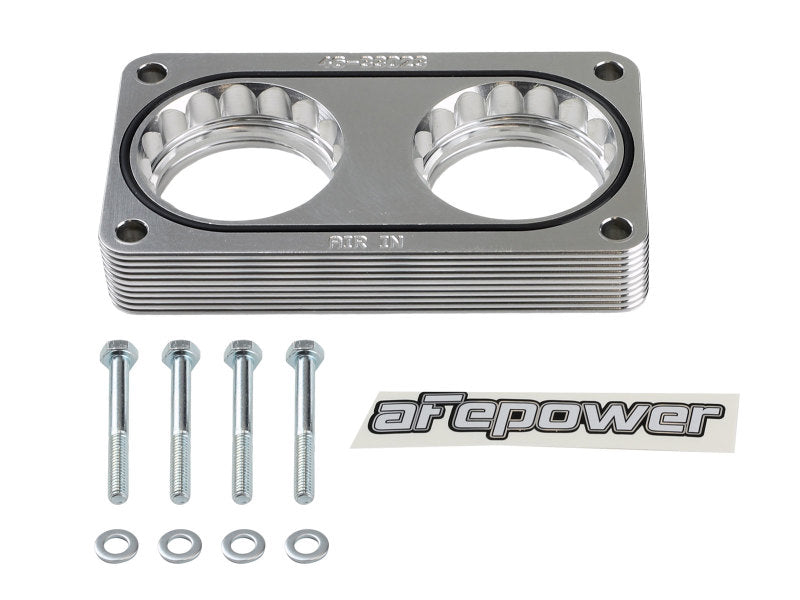 aFe Silver Bullet Throttle Body Spacer Kit Ford Trucks 05-10 V10-6.8L Throttle Body Spacers aFe