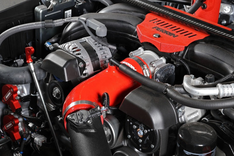PERRIN 22-25 Subaru BRZ / Toyota GR86 Inlet Hose - Red Hoses Perrin Performance