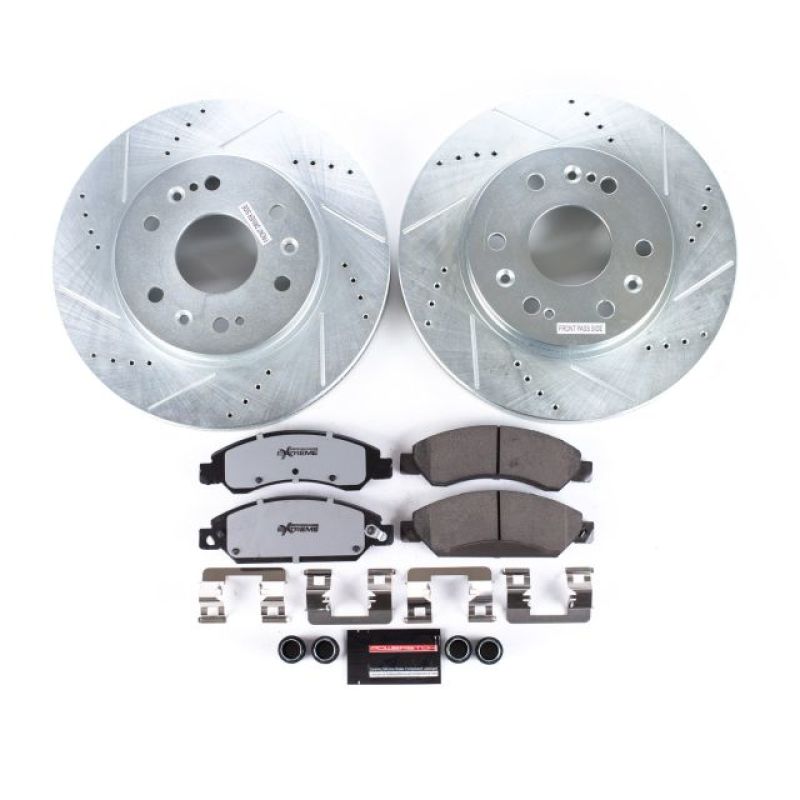 Power Stop 07-08 Cadillac Escalade Front Z36 Truck & Tow Brake Kit Brake Kits - Performance D&S PowerStop
