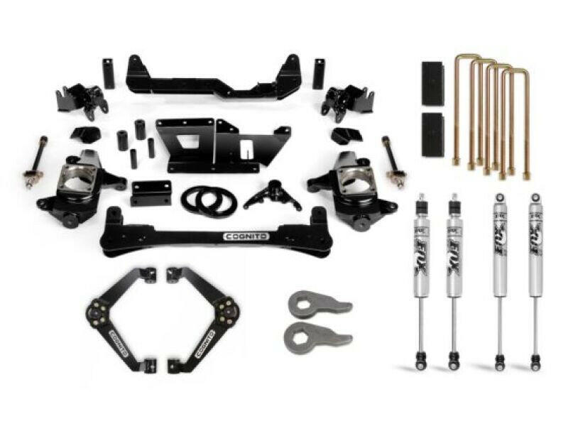 Cognito 01-13 Chevy/GMC Silverado/Sierra 2500/3500 HD 2WD/4WD 6in Std Lift Kit w/ Fox PS 2.0 IFP Lift Kits Cognito