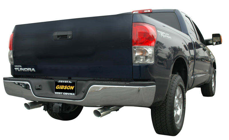 Gibson 10-19 Toyota Tundra SR5 4.6L 2.5in Cat-Back Dual Split Exhaust - Aluminized Catback Gibson